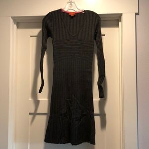 Krimson Klover Ribbed Sweater Dress - EUC